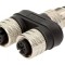 Adaptor T M12 Tată M12 Mamă x2 CANopen