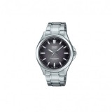 Casio Ceas Bărbătesc Solar 41.5 mm cu Geam din Safir și Brățară din Oțel Inoxidabil Argintie
