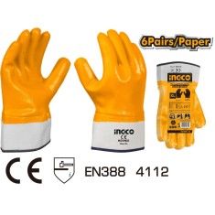 Manusi cauciucate de protectie xl - Ingco HGVN01