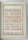 CANTONIERUL LUI MESSER, FRANCESCO PETRARCA de ETA BOERIU