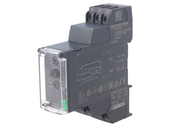 Timer analogic DPDT 24...240V