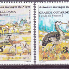 DB1 Fauna Africana 1981 Niger 5 v. MNH