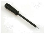 Terminal de Măsurare Neagră 2mm 60VDC 50m&Omega;
