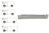Panou reparatie usa Mercedes Sprinter 209-524 (906), 2006- , VW Crafter 2E 12.2005- , Partea Stanga, Fata, inaltime 100 mm, inferior