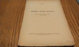 ARDEREA CETATII SUCIDAVA - D. Tudor - Editura Imprimeria Nationala, 1945, 8 p.