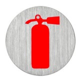 Semn din aluminiu stingator