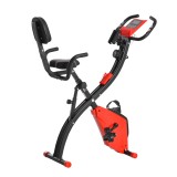 Cumpara ieftin Bicicleta Pliabila HOMCOM 2 in 1, Rezistenta Reglabila pe 8 Nivele, Ecran LCD, 97x51x115cm, Rosu