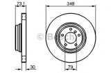 Disc frana BMW Seria 3 (E90) (2005 - 2011) BOSCH 0 986 479 265