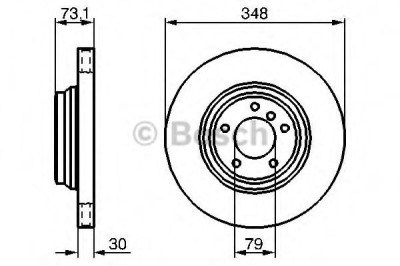Disc frana BMW Seria 3 (E90) (2005 - 2011) BOSCH 0 986 479 265 foto