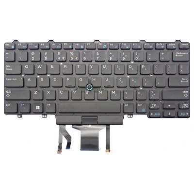 Tastatura Laptop, Dell, Latitude 14 E5450, E5470, E7450, E7470, E7480, 3340, 3350, 5480, 5490, 5491, 5495, 7480, 7490, 04VMV0, 4VMV0, 0D19TR, D19TR, d foto