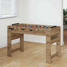 vidaXL Masă de Foosball Stejar Artizanal 125 x 60,5 x 80 cm 858892