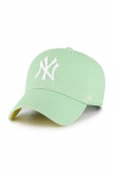 47brand șapcă MLB New York Yankees culoarea verde, cu imprimeu, 47 Brand