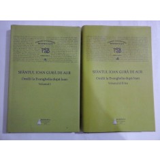 (Parinti si scriitori bisericesti PSB serie noua 15 si serie noua 18) SFANTUL IOAN GURA DE AUR vol.I si vol.II - Basilica Bucuresti, 201