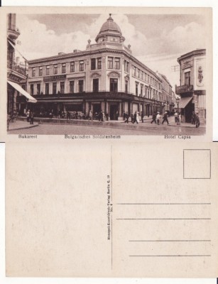 Bucuresti - Hotel Capsa, Comandamentul bulgar-rara,militara foto
