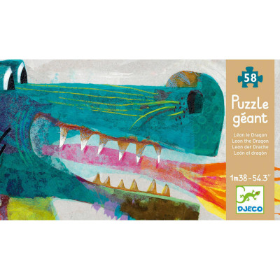 Puzzle gigant Djeco Dragon foto