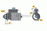 Starter MERCEDES E-CLASS Combi (S210) (1996 - 2003) BOSCH 0 986 014 940
