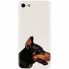 Husa silicon pentru Apple Iphone 7, Doberman