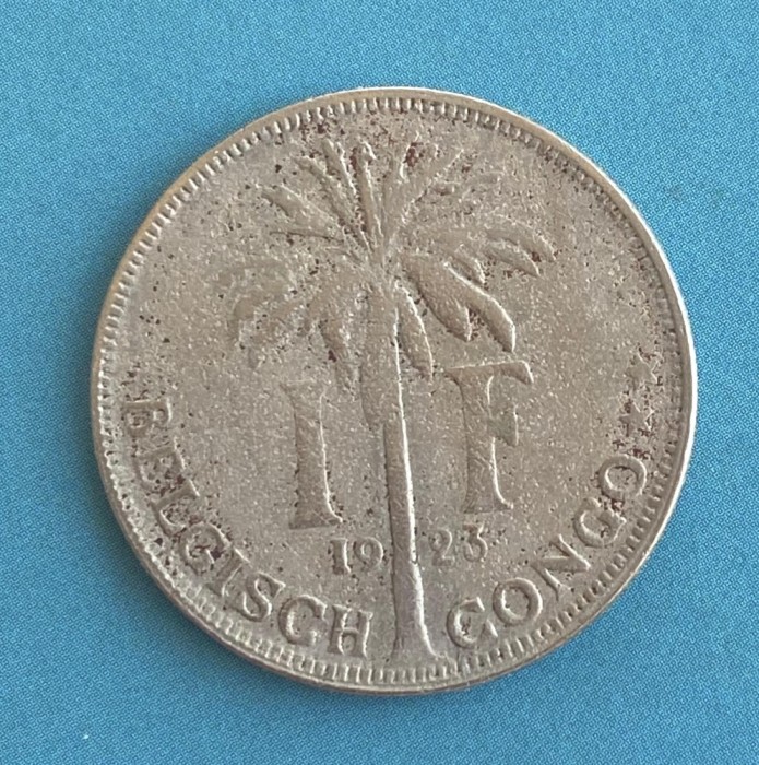 Moneda Congo din anul 1923