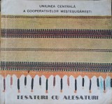 Tesaturi cu Alesaturi - Monica Pintilie, Icecoop 1970, Carte Hobby, Romana, Textile Traditionale