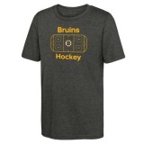 Boston Bruins tricou de copii Goal Tender Ss Triblend - Dětsk&eacute; M (9 - 11 let)