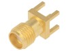 Conector SMA mamă 50&Omega; THT aurit