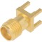 Conector SMA mamă 50&Omega; THT aurit