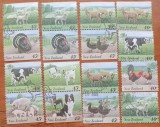 NEW-ZEELANDA-''FAUNA DE CURTE DE GOSPODARIE'' SET 16V.-stampilate-Vezi-Scan