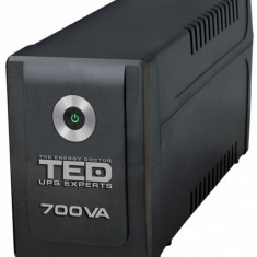 UPS TED Electric 700VA / 400W Line Interactive cu 2 iesiri schuko TED-700