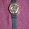 curea ceas Constantin Vacheron, neagra, din silicon.