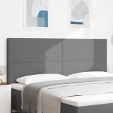 Cumpara ieftin Tăblie de pat design simplu, gri deschis, 200 cm catifea raiată