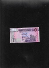 Libya Libia 1 dinar 2013 aunc seria2525636 foto