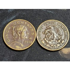 Mexic 1968 - 5 centavos, circulata