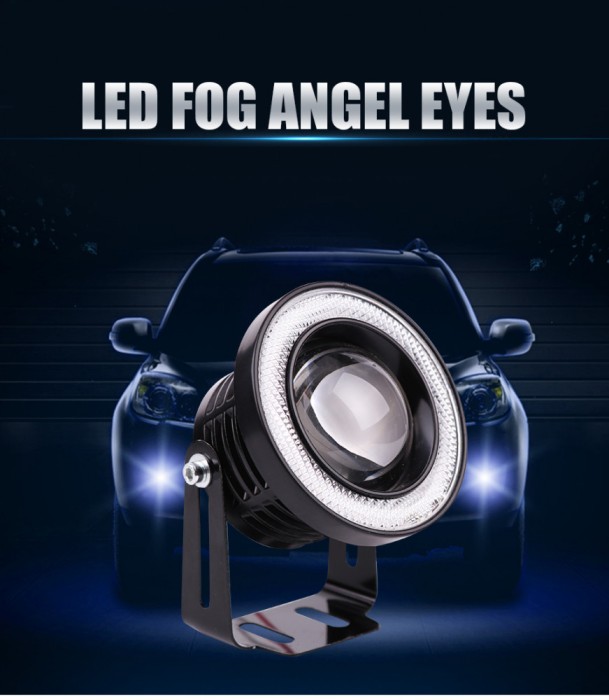 Proiectoare auto cu LED Angel Eyes 76mm