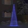 VidaXL Brad de Crăciun LED cu 800 LED albastru 400 cm Fier 42018756