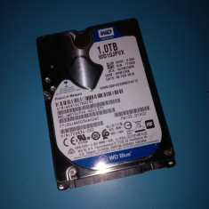 Hard Sata 1TB 2,5" WD Blue 100% sănătate 14 zile utilizare