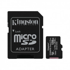 Microsd kingston 128gb select plus clasa 10 uhs-i performance r: 100 mb/s include adaptor sd