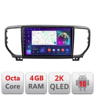 Navigatie Kia Sportage facelift 2019 - C-SPORTAGE-19 Android Octa Core Ecran 2K QLED GPS 4G 4+32GB 360 KIT-sportage-19+EDT-E409-2K CarStore Technology foto