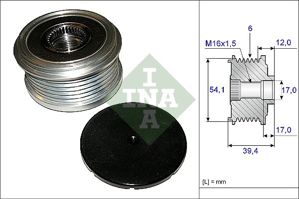 INA 535 0090 10 Sistem roata libera, generator