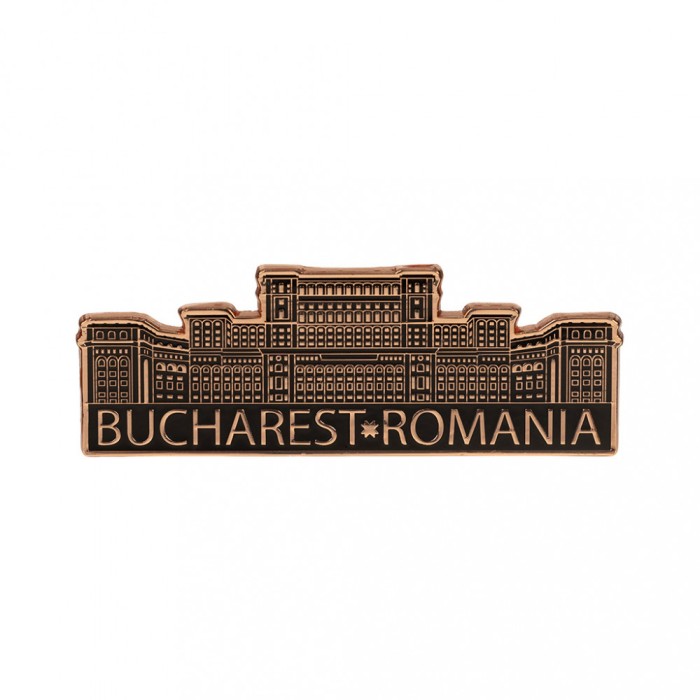 Magnet de frigider Bucuresti, placare cupru, MB448
