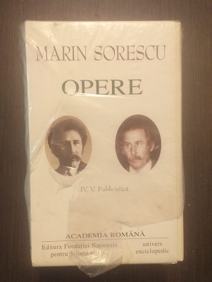 OPERE - VOL IV+V - PUBLICISTICA - MARIN SORESCU foto