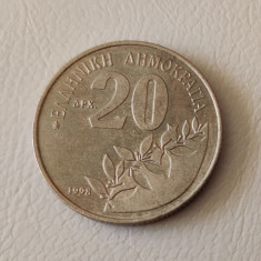 Grecia - 20 Drahme (1998) monedă s117