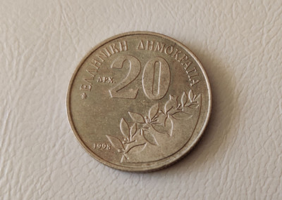 Grecia - 20 Drahme (1998) monedă s117 foto