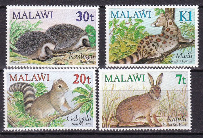 Malawi 1984 fauna MI 424-427 MNH ww81