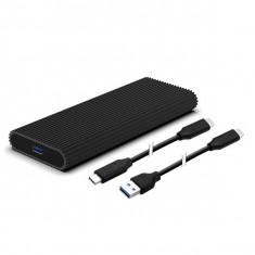 Carcasa Rack SSD Extern Blueendless M.2 NGFF SATA, USB 3.0 si USB-C foto