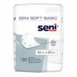 Aleze de protectie Soft Basic, 60x60 cm, 30 bucati, Seni