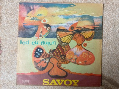 savoy lied cu fluturi 1977 disc vinyl lp muzica rock prog folk STM EDE 01496 VG+ foto