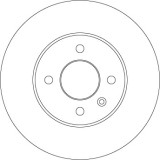 Disc frana fata TRW DF4839