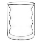 Pahar apa 3DB10-072, sticla dubla, transparent, 215 ml