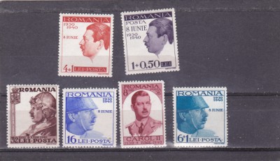 Romania, LP 139/1940, Carol II - 10 ani de domnie, MNH foto