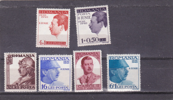 Romania, LP 139/1940, Carol II - 10 ani de domnie, MNH